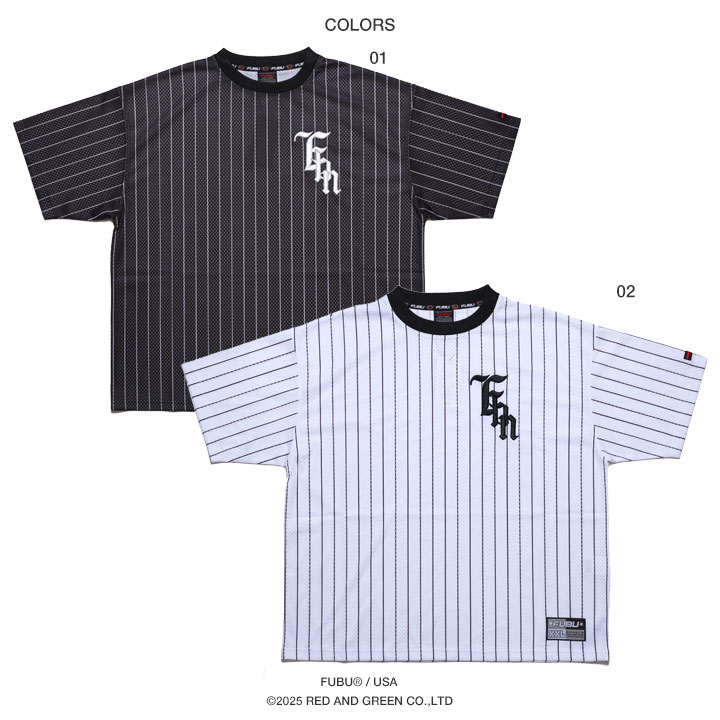 FUBU フブ メッシュシャツ XXXLサイズ BIGサイズ アメフト FUBU tシャツ フブ ブランド ロゴ 刺繍 アメカジ メッシュ