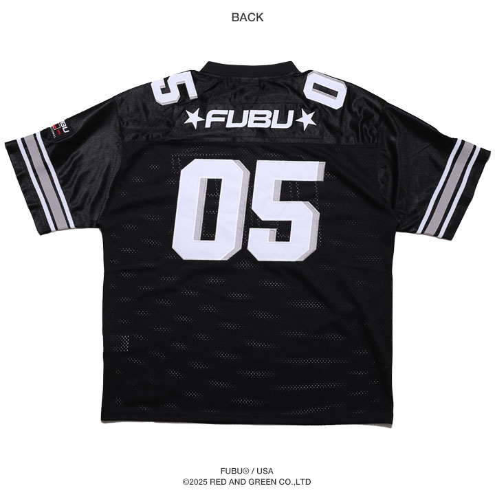 Fubu - iconic jersey フットボールシャツ ジャージ フブ FUBU フブ ゲームシャツ メンズ 半袖 シャツ ヒップホップ 古着