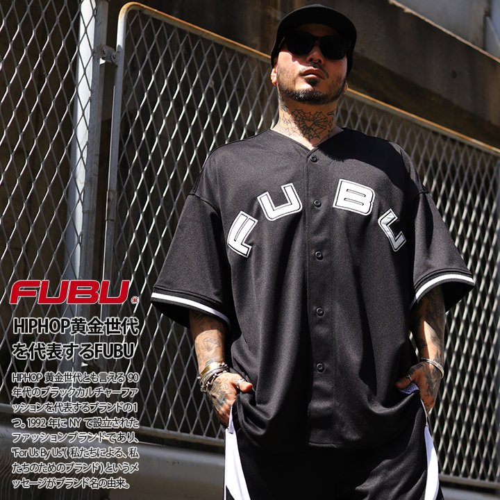 定番のお歳暮&冬ギフトの商品をすべ 半袖 ベースボールシャツ FUBU ジャージ ゲームシャツ 野球 応援グッズ