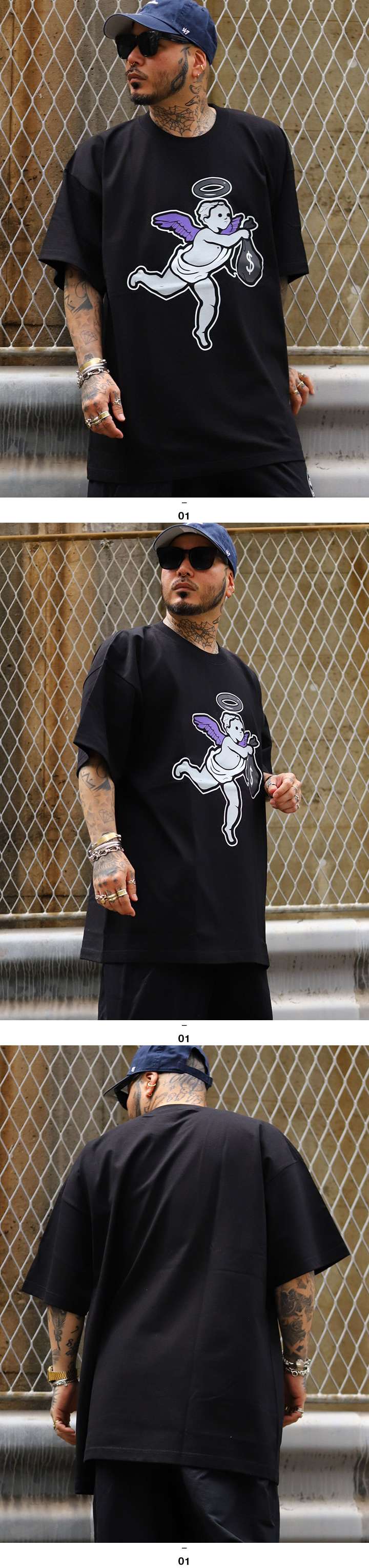 HASTA MUERTE Tシャツ 半袖 大きいサイズ ハスタ ムエルテ