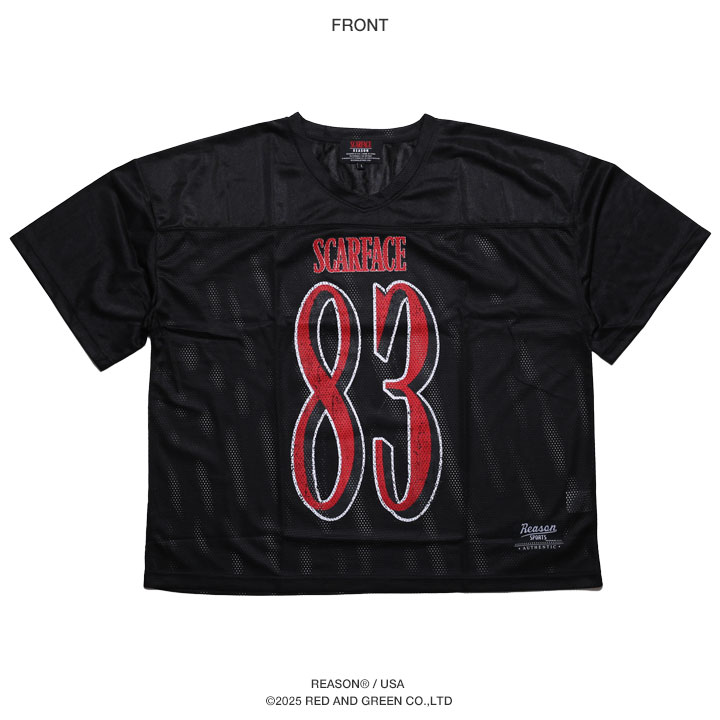 入手困難 メール便送料込 REASON × 映画 Scarface Tシャツ REASON × 映画 スカーフェイス Tシャツ 半袖 大きいサイズ