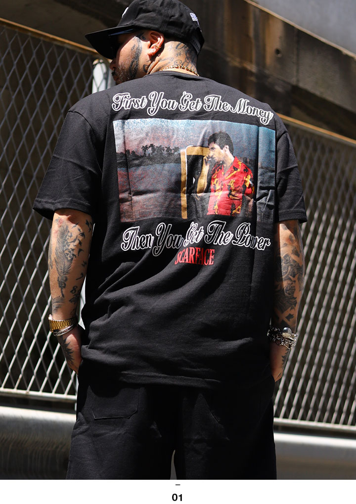 入手困難 即納 送料込 リーズン REASON × Scarface Tシャツ unisex-reason-cream-scarface-