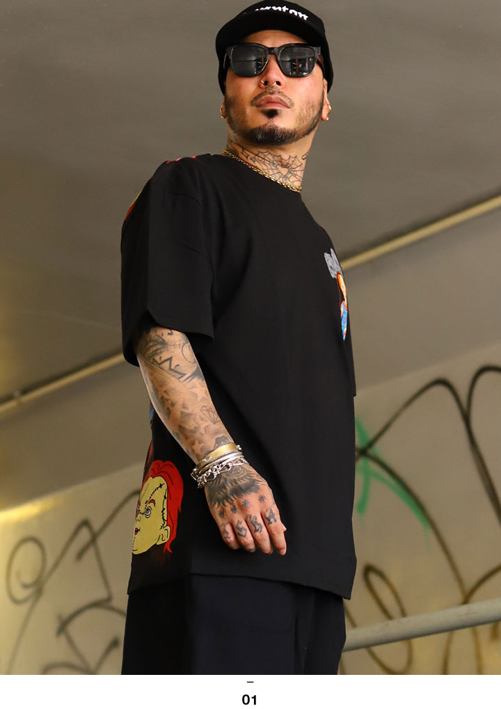 REASON × Chucky Tシャツ 半袖 大きいサイズ チャッキー Child's
