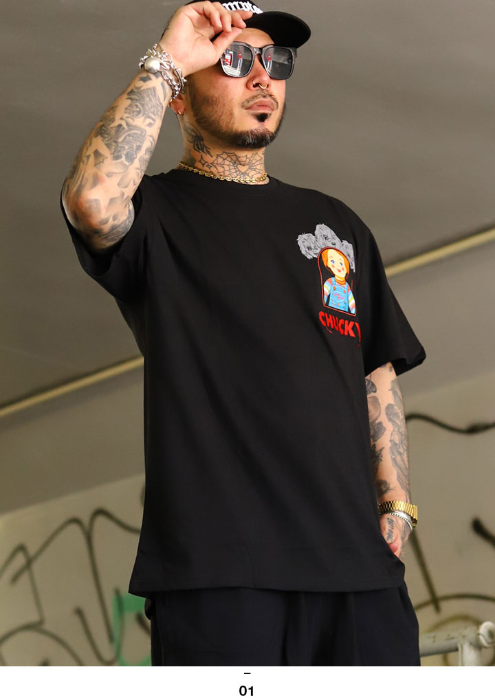 REASON × Chucky Tシャツ 半袖 大きいサイズ チャッキー Child's