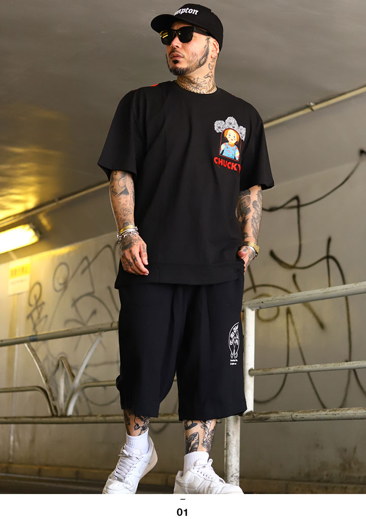 REASON × Chucky Tシャツ 半袖 大きいサイズ チャッキー Child's