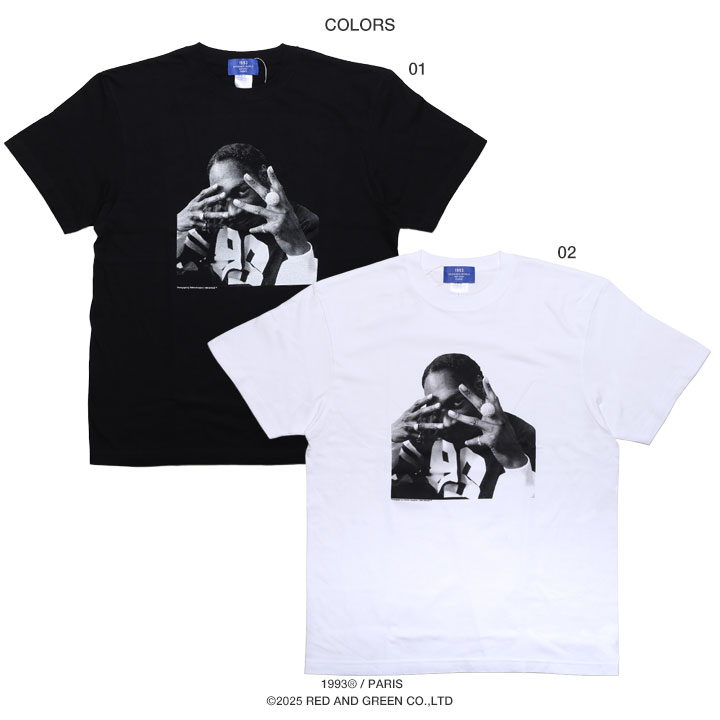 1993 DESIGNED WORLD HIPHOP Tシャツ 半袖 大きいサイズ ナイン