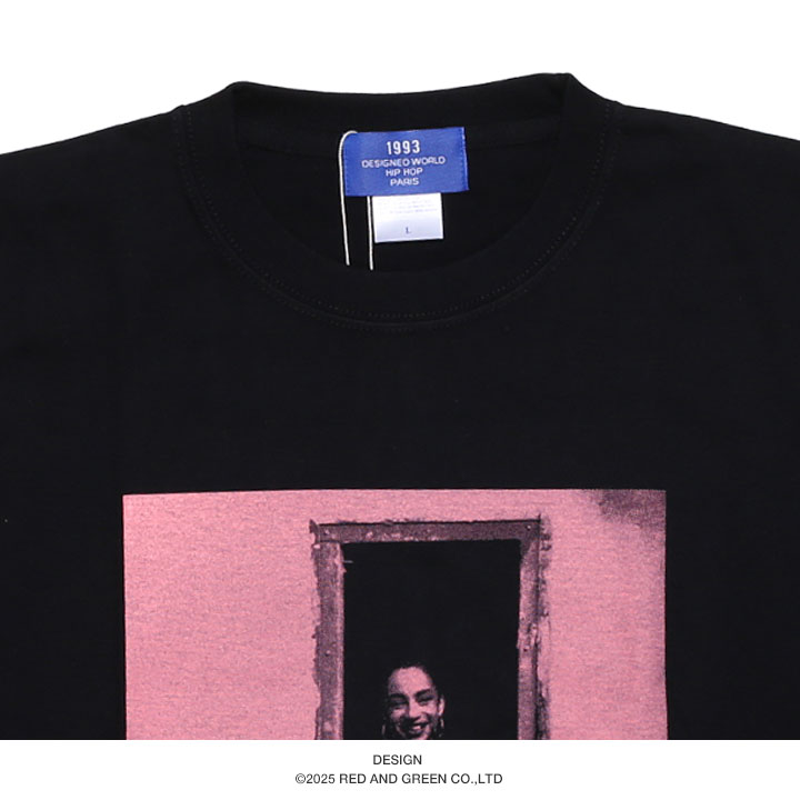 1993 DESIGNED WORLD HIPHOP Tシャツ 半袖 大きいサイズ ナイン