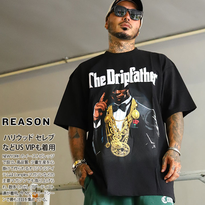 REASON Tシャツ 半袖 大きいサイズ リーズン シンプル ギャング