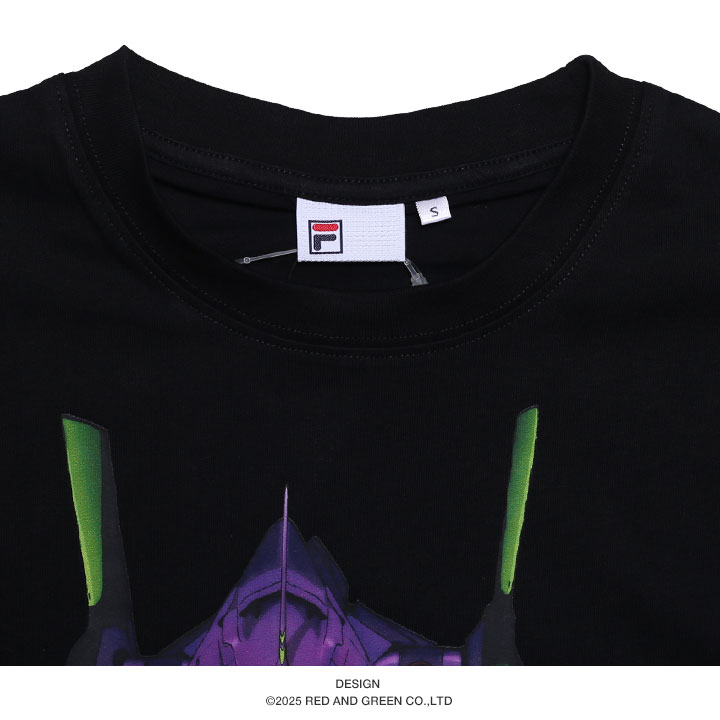 FILA（フィラ） × 新世紀エヴァンゲリオン Tシャツ 半袖 大きいサイズ