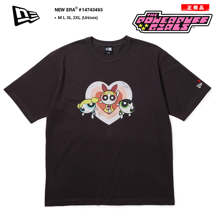 NewJeans パワーパフガールズ BOX Tシャツ黒 XL Fan-made] NewJeans 'GET UP' X Powerpuff Girls Pixel Oversized T