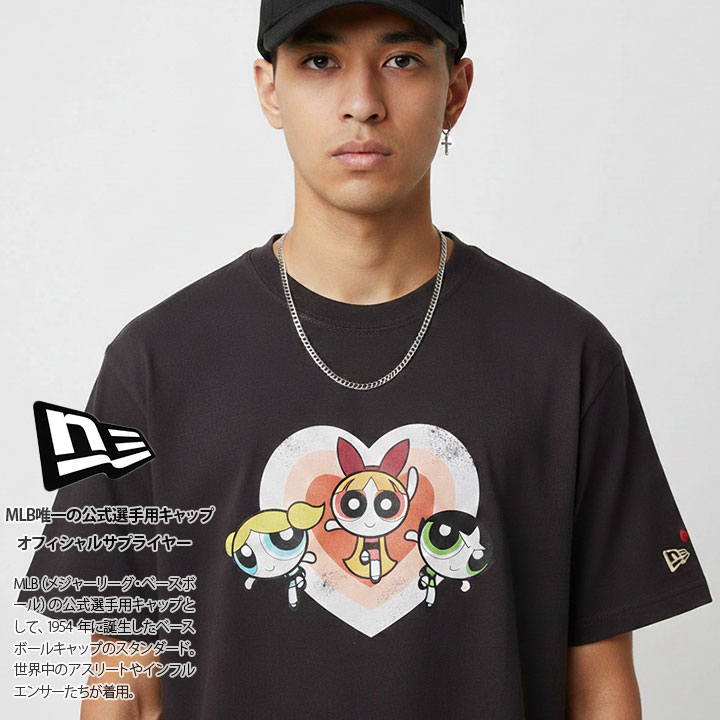 NEWERA × The Powerpuff Girls Tシャツ パワーパフガールズ 半袖