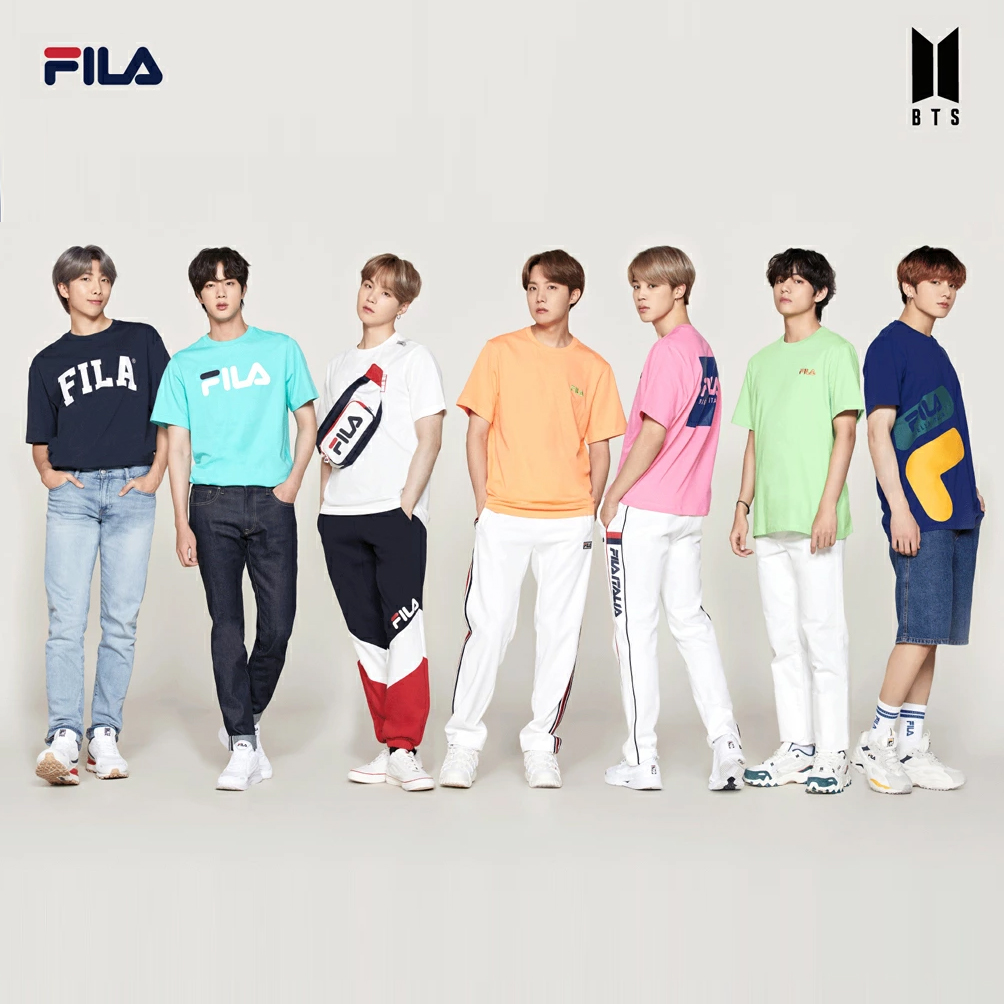 BTS着用モデル フィラ FILA Tシャツ 半袖 男女兼用 Fサイズ : 911200006 : 本格派大人のB系XL&零ZERO - 通販 -  Yahoo!ショッピング