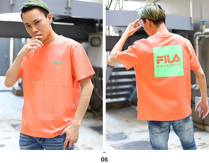 BTS着用モデル フィラ FILA Tシャツ 半袖 男女兼用 Fサイズ :911200006 