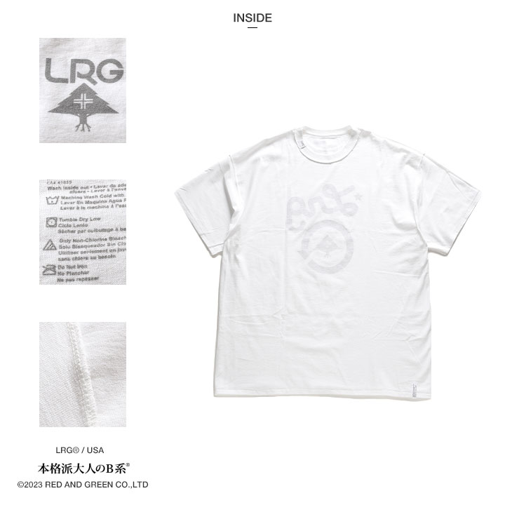 LRG Tシャツ 半袖 大きいサイズ エルアールジー シンプル ビッグシルエット 英字 英語 サークルロゴ 木 ツリー 筆記体 スクリプトロゴ アウトドア 十字架 クロス｜weekindenim｜16