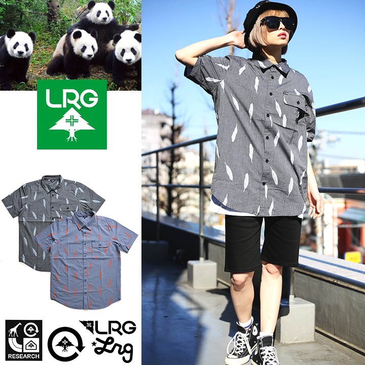 LRG 半袖シャツ エルアールジー : 本格派大人のB系XL&零ZERO