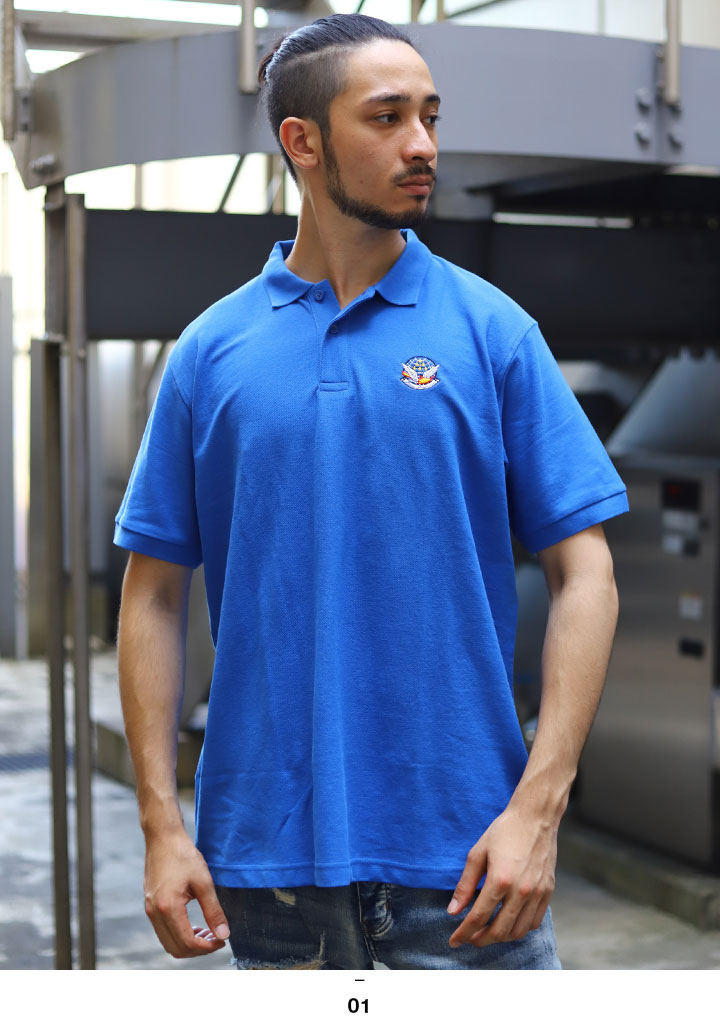 希少モデル! 新品未使用品 ANEW GOLF メンズ半袖ポロシャツ ブルーロゴ CITY半袖ポロシャツ(半袖シャツ・ポロシャツ)|GB GOLF(ゴールデンベア