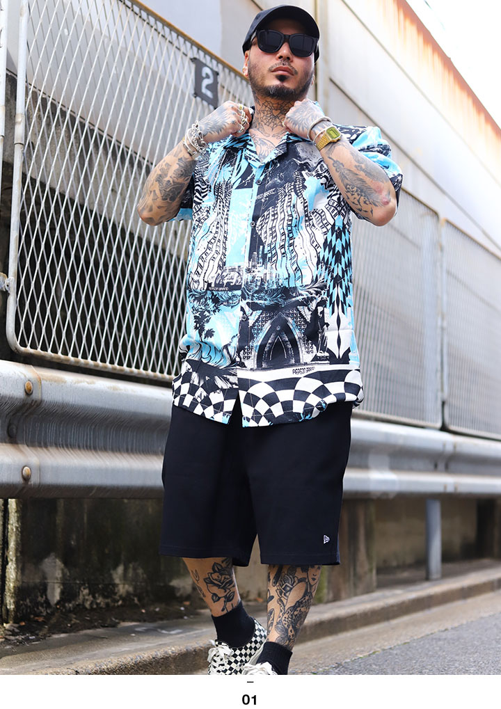 REASON 半袖シャツ 大きいサイズ リーズン 柄シャツ アロハ