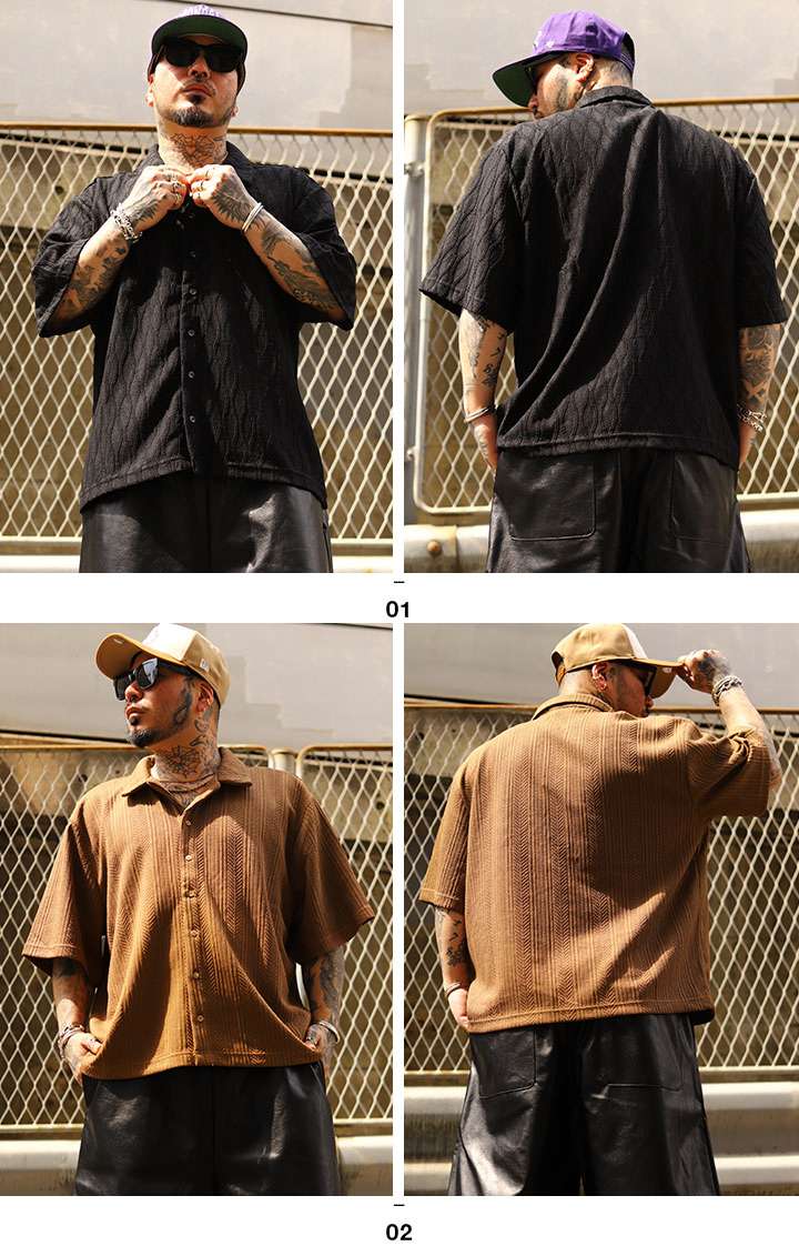REASON 半袖シャツ 大きいサイズ リーズン シャツ 半袖 柄シャツ