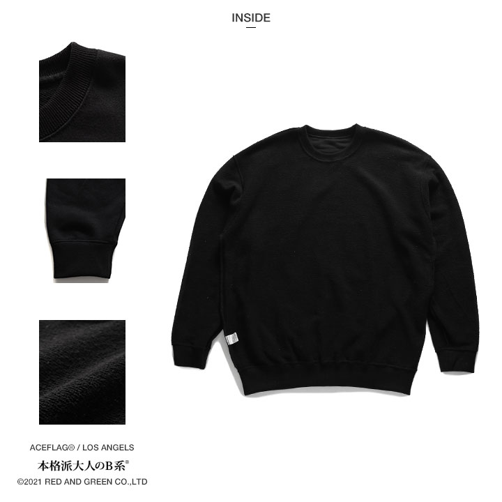 ACEFLAG ACE FLAG トレーナー ブランド スケボー 長袖 スウェット 裏