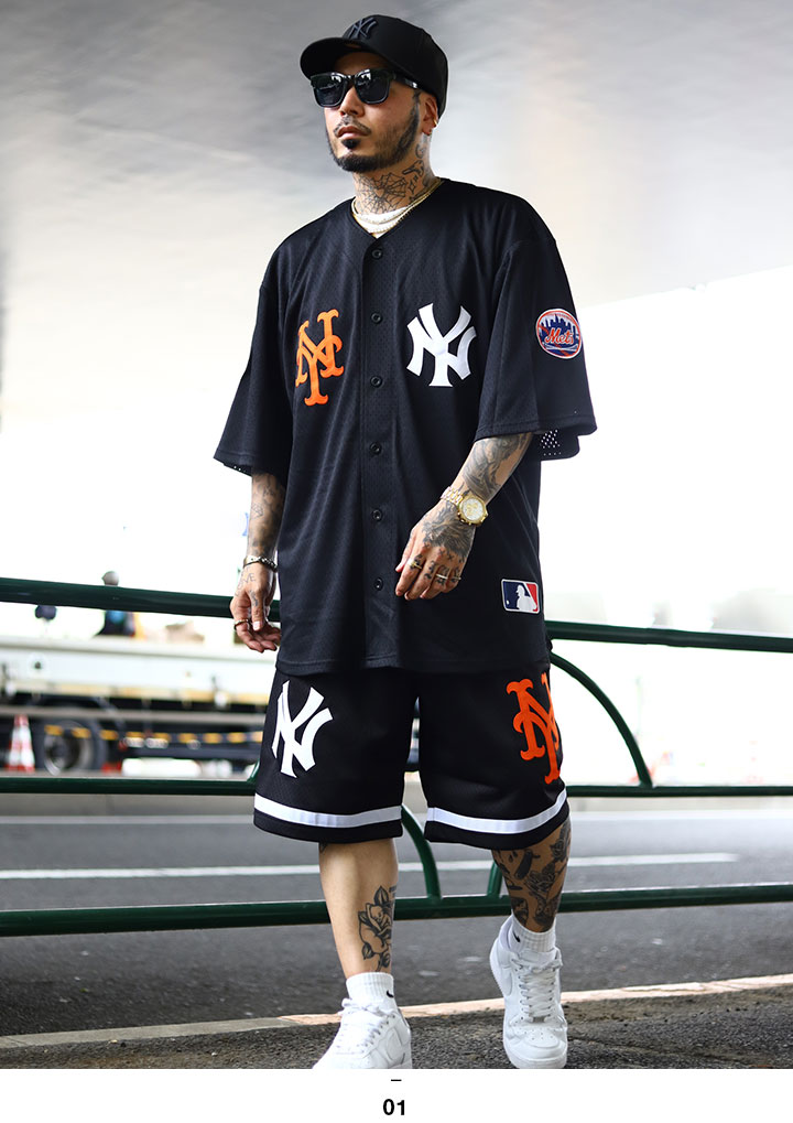 New york Yankees ニューヨークヤンキース ジャージ ハーフパンツ