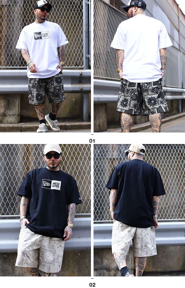 NEWERA 上下セット 半袖 ブランド Tシャツ チノパン ハーフ NEWERA 上下セット 半袖 ブランド Tシャツ チノパン ハーフ