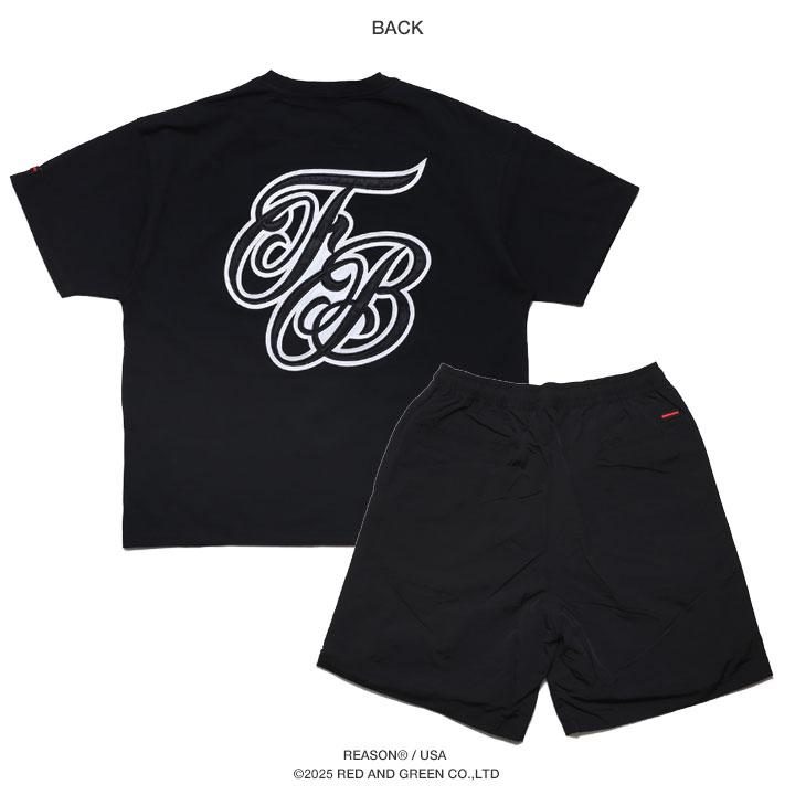 FUBU 上下セット 半袖 ブランド Tシャツ ハーフパンツ 大きい