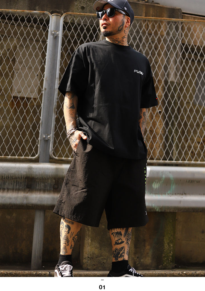 FUBU 上下セット 半袖 ブランド Tシャツ ハーフパンツ 上下