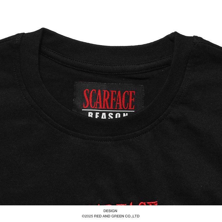 REASON × 映画 スカーフェイス 上下セット 半袖 ブランド Tシャツ 