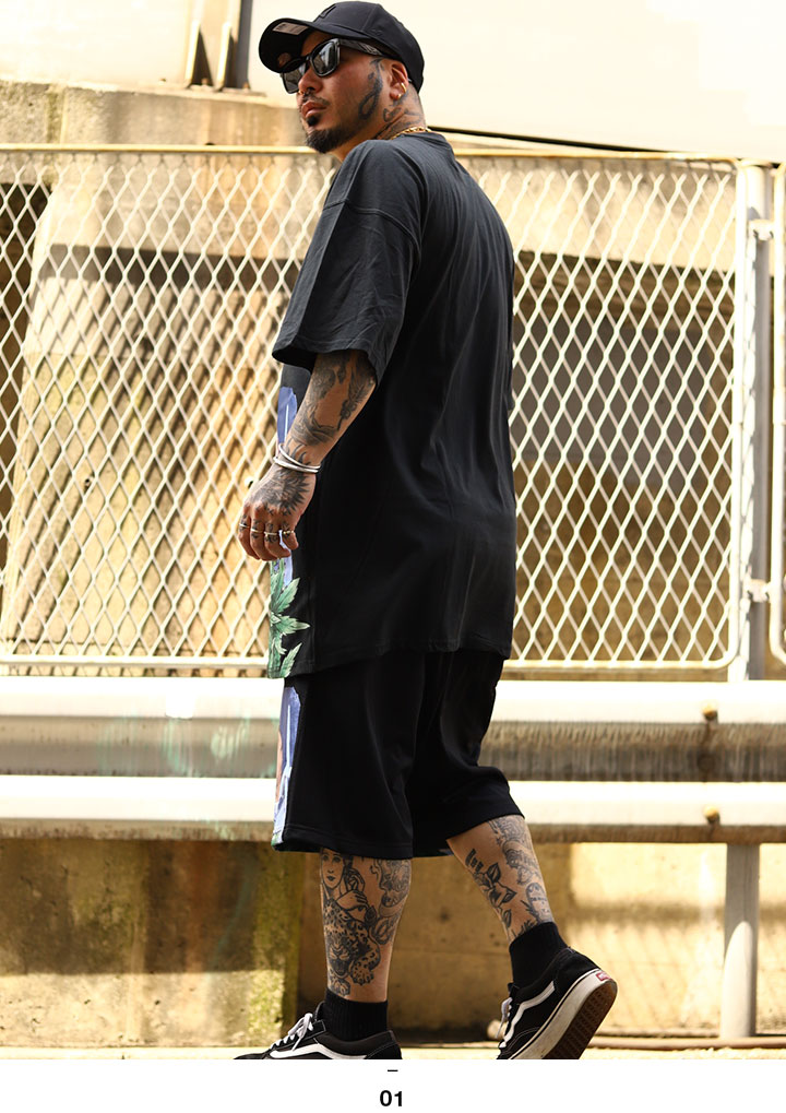 NEWERA ハット SOPH 半袖シャツ ハーフパンツ ハイビスカス柄 セット NEWERA ハット SOPH 半袖シャツ ハーフパンツ ハイビスカス柄