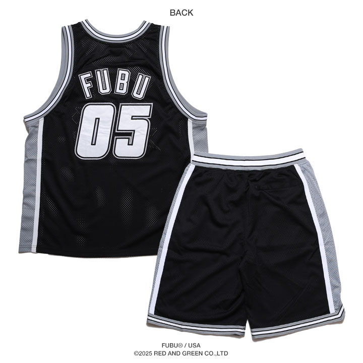 【予約販売品】 FUBU 上下セット ハーフ タンクトップ ノースリーブ ブランド トップス