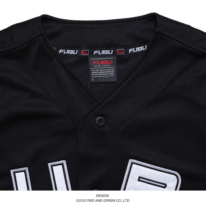 FUBU セットアップ 半袖 上下セット ゲームシャツ 野球 ハーフ