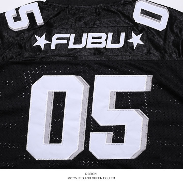 FUBU セットアップ 半袖 上下セット Vネック ゲームシャツ