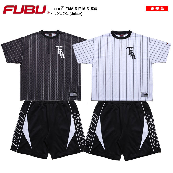 FUBU 上下セット 半袖 ブランド Tシャツ ハーフパンツ 大きい
