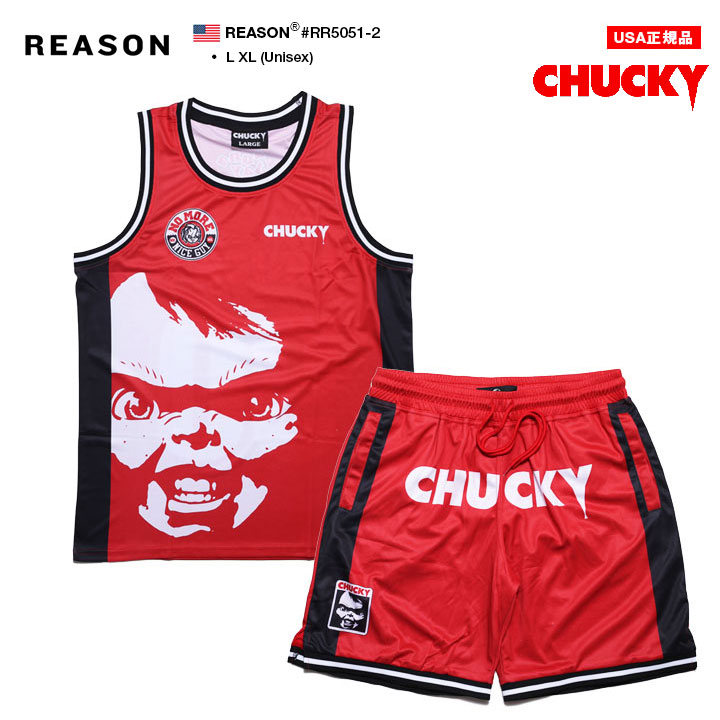 REASON × Chucky セットアップ ブランド ノースリーブ タンクトップ