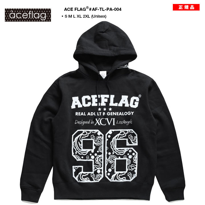 ACEFLAG ACE FLAG パーカー ブランド スケボー 長袖 スウェット