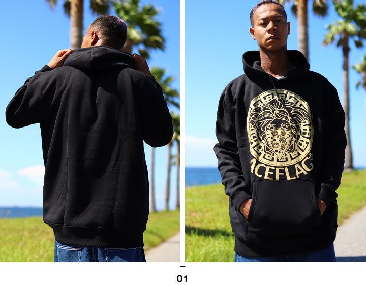 ACEFLAG（エースフラッグ） パーカー ブランド スケボー 長袖