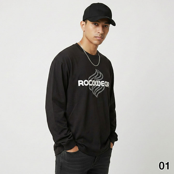 トップス Rocawear ROCAWEAR（ロカウェア） 公式 ロンT JAY-Z 大きいサイズ Tシャツ 長袖