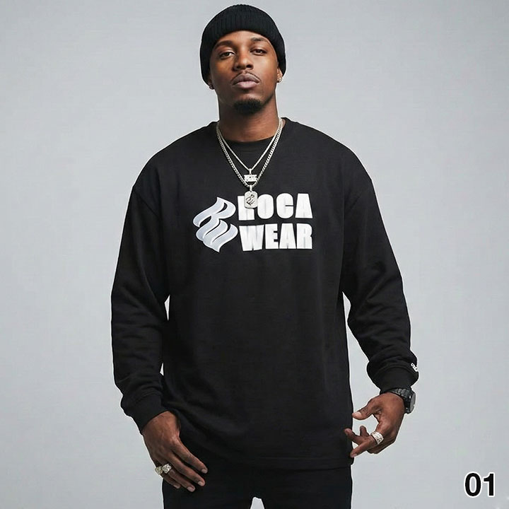 トップス Rocawear ROCAWEAR（ロカウェア） 公式 ロンT JAY-Z 大きいサイズ Tシャツ 長袖