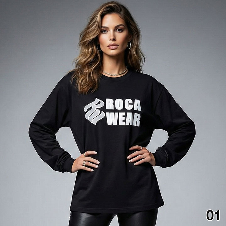 ROCAWEAR（ロカウェア） 公式 ロンT JAY-Z 大きいサイズ Tシャツ 長袖