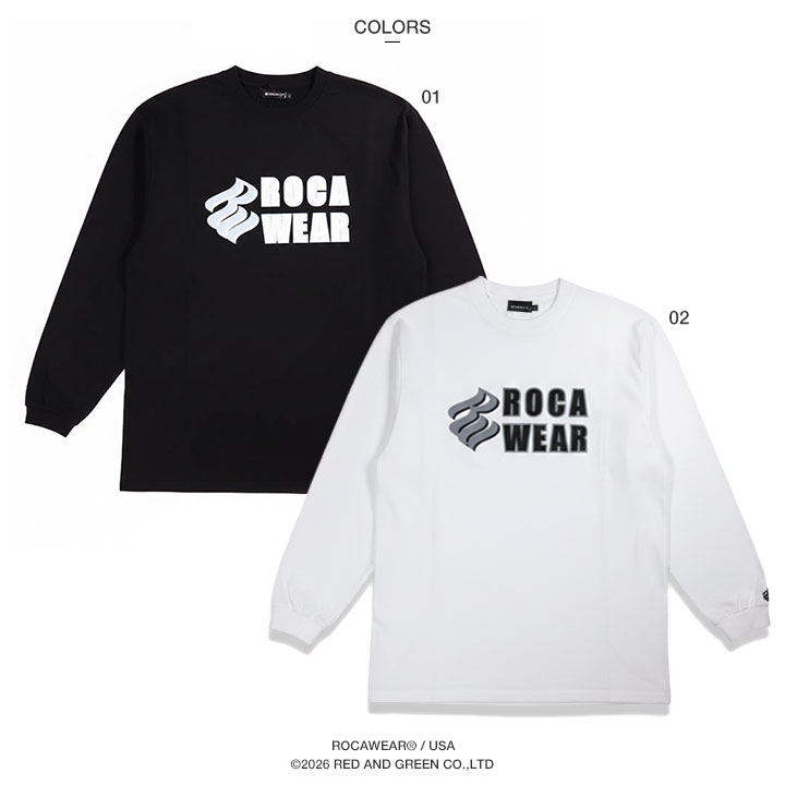 ROCAWEAR（ロカウェア） 公式 ロンT JAY-Z 大きいサイズ Tシャツ 長袖