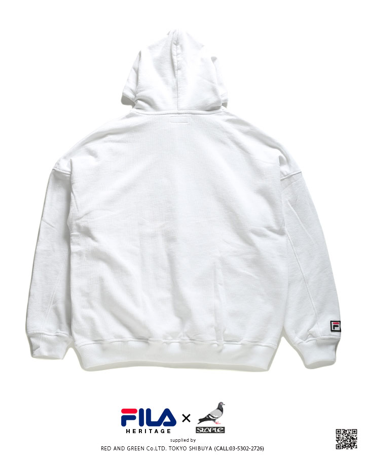 フィラ FILA ステイプル STAPLE コラボ フードパーカー スウェット