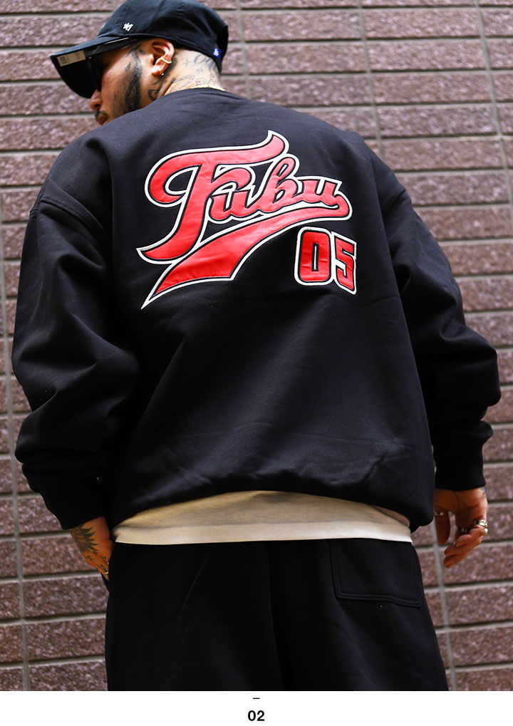 FUBU（フブ） トレーナー ブランド 長袖 スウェット 裏パイル 大きい