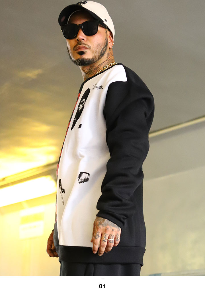 REASON × 映画 スカーフェイス トレーナー ブランド 長袖 スウェット