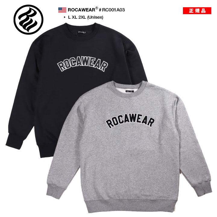 ROCAWEAR ロカウェア　ナイロンセットアップ　XXLグレー裏地ベロア Amazon | ROCA WEAR（ロカウェア） スウェット 上下 メンズ ブランド