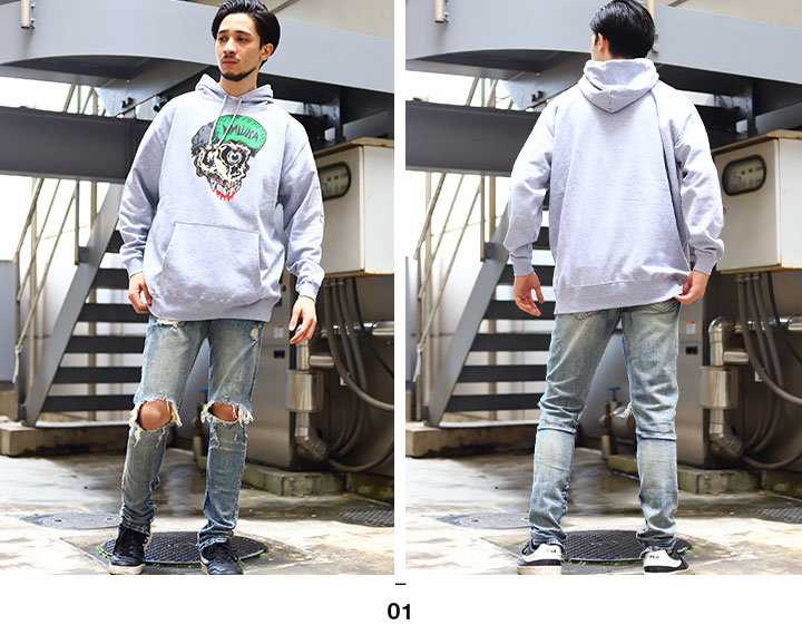 ［入手困難］★即納★ MISHKA ミシカ パーカー 骨 USモデル MISHKA パーカー ブランド スケボー 長袖 スウェット 裏パイル