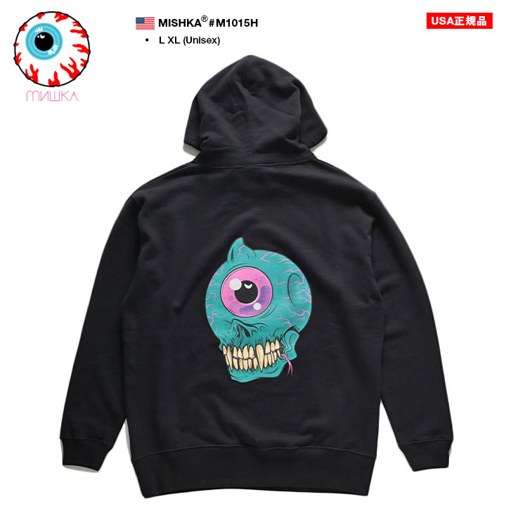 ［入手困難］★即納★ MISHKA ミシカ パーカー スカル USモデル MISHKA パーカー ブランド スケボー 長袖 スウェット 裏パイル