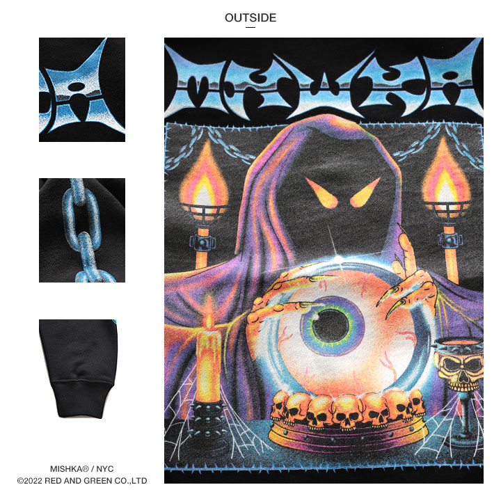MISHKA パーカー ブランド スケボー 長袖 スウェット 裏パイル