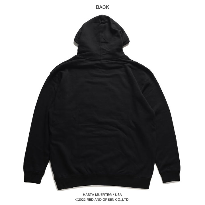 HASTA MUERTE パーカー ブランド スケボー 長袖 スウェット 裏起毛