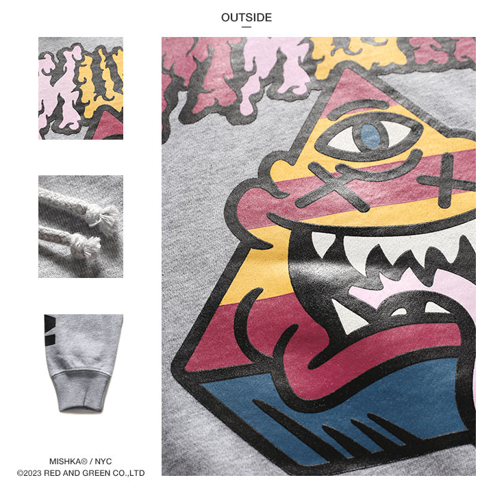 MISHKA パーカー ブランド スケボー フーディ 長袖 スウェット