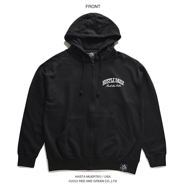 HASTA MUERTE パーカー ブランド スケボー フーディ 長袖 スウェット